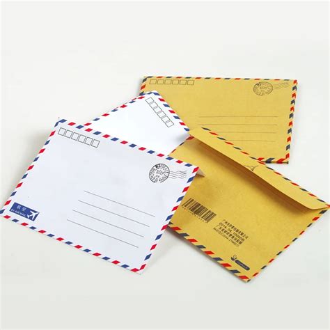 Post Office standard white envelopes shipping yellow manila envelope ...