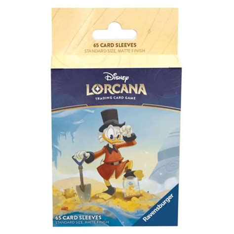 Cartes Disney Lorcana Sleeves Picsou Les Terres Dencres Chapitre