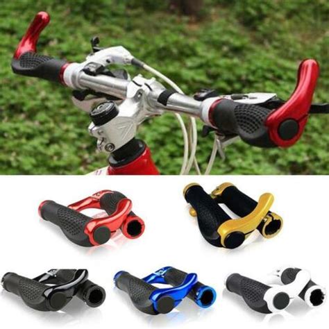 Ergonomic Rubber Mtb Mountain Bike Bicycle Handlebar Grips Cycling Lock