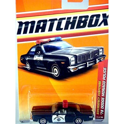 Matchbox 1978 Dodge Monaco Highway Patrol Police Car Global Diecast Direct