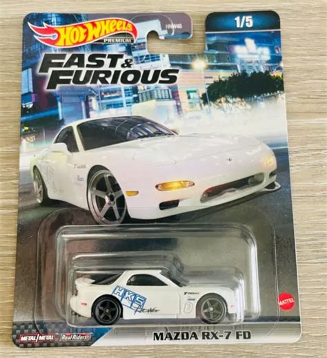 2023 HOT WHEELS Fast Furious Mazda Rx 7 FD Scala 1 64 Modello Auto