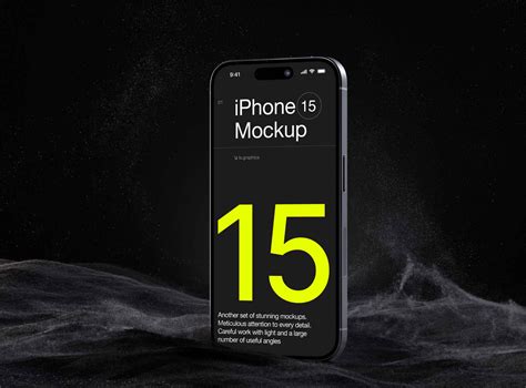 iPhone 15 Mockup Free Download