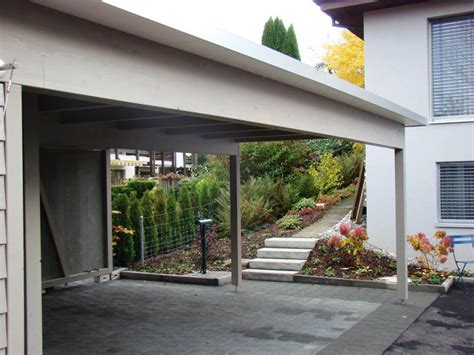 Doppel Carport Mit Ger Teraum Baumberger Bau Ag