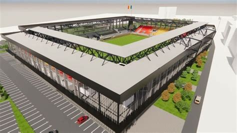 Primele imagini cu noul stadion de lux din România VIDEO