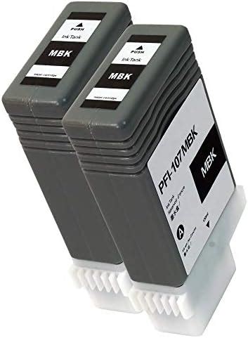 Amazon.co.jp: PFI-107MBK (マットブラック)【2本セット】【顔料】 最新 互換 インクカートリッジ 《ICチップ搭載 ...