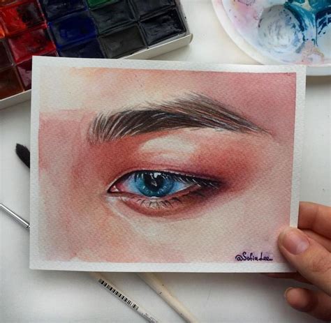 Pin De Tatiane Vidal En Watercolour Arte Del Retrato Dibujos