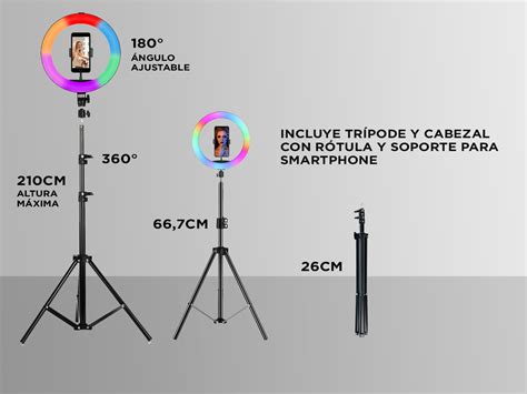 Aro Iluminador Led Rgb Gadnic Cm Gadnic