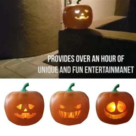 Halloween Flash Talking Singing Animated Led Pumpk Grandado