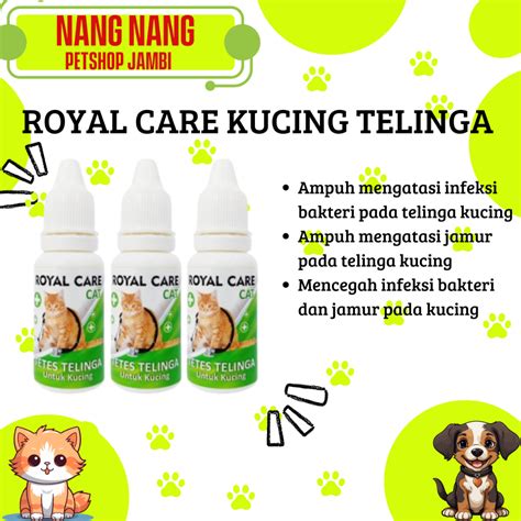 Jual Obat Tetes Telinga Untuk Kucing Royal Care Telinga Cat 10 ML