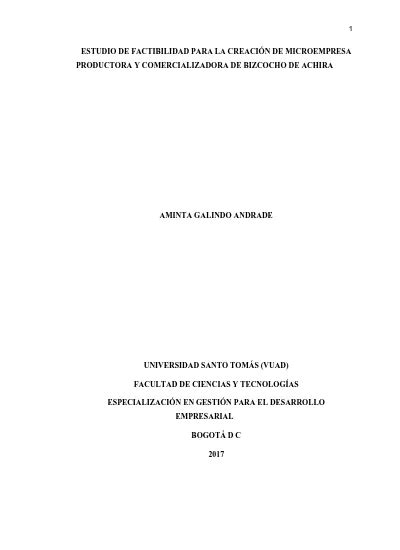 Pdf Superior Estudio De Factibilidad Para La Creaci N De Una Empresa