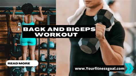 Dumbbell Back And Bi Workout Yourfitnessgoal