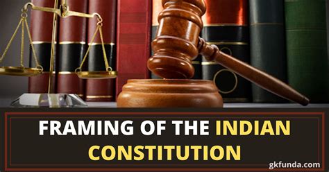 Indian Constitution Framing Preamble Sources Of Constitution Gkfunda