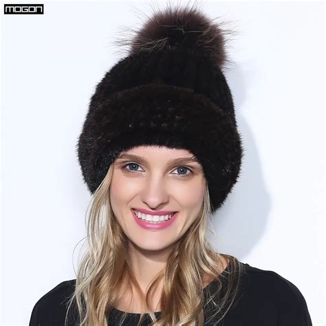 Women New Arrival Special Offer Adult New Fur Pom Poms Hats For Winter