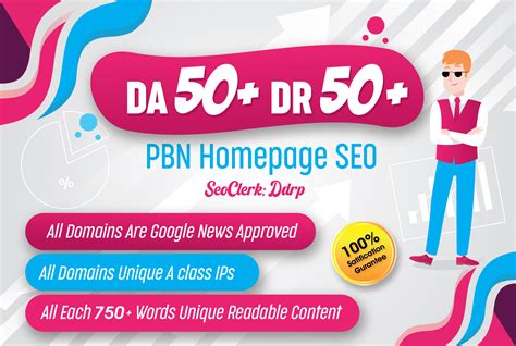 Build Permanent Dr Da Homepage Pbn Dofollow Backlink For