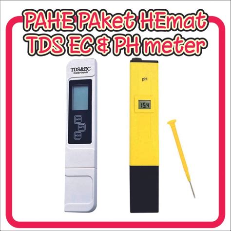 Jual Xur Paket Macam Alat Tes Air Ph Meter Tds Ec Alat Ukur