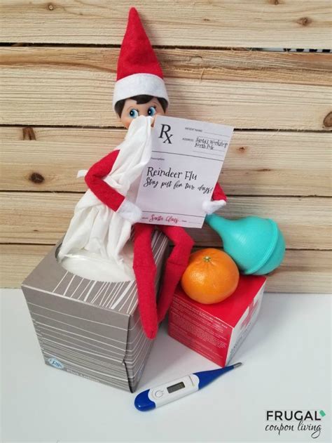 Elf Prescription Printables For Sick Elf On The Shelf Elf Ideas Easy