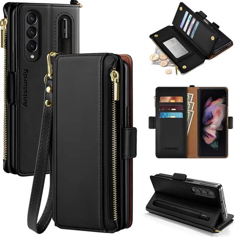 Antsturdy Samsung Galaxy Z Fold 3 5g Wallet With Card Holder For Women Mengalaxy Z