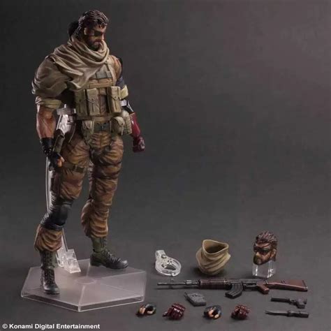 Metal Gear Solid Action Figures Playarts Kai Snake Pvc 280mm