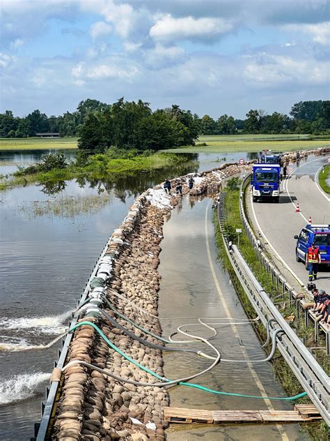 THW Landesverband Bayern THW Bayern Hochwasser Lage In Regensburg