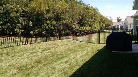 4ft Black Aluminum Fence In Mechanicsville Va Quality Fence Company