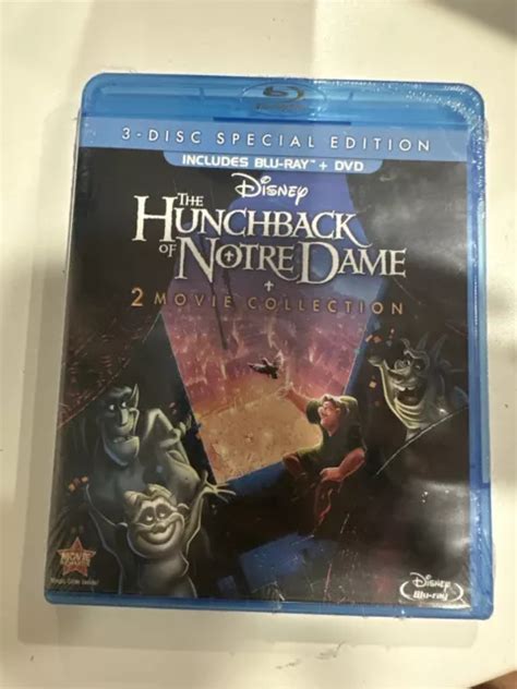 THE HUNCHBACK OF Notre Dame 2 Movie Collection Blu Ray DVD Disney