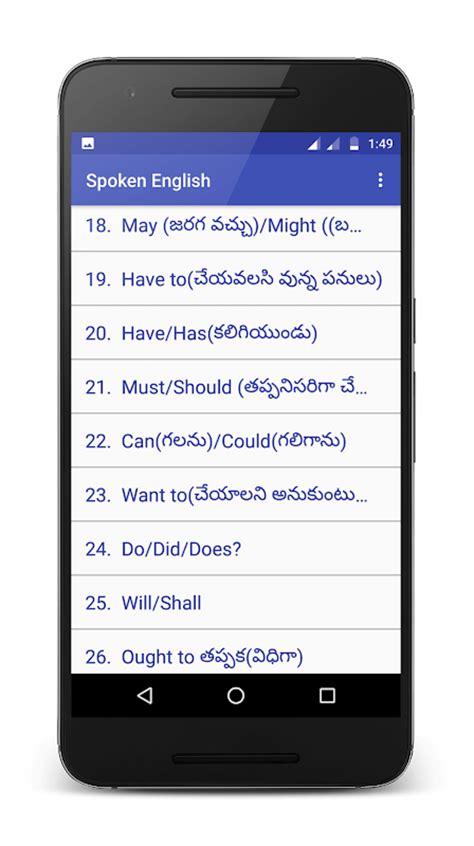 Spoken English In Telugu Apk Pour Android T L Charger