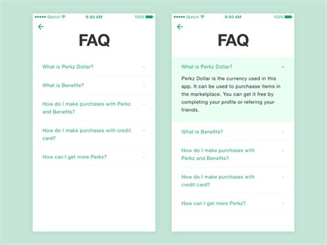 Faq Mobile App How To Frequently Asked Questions Ux Ui Answer Question