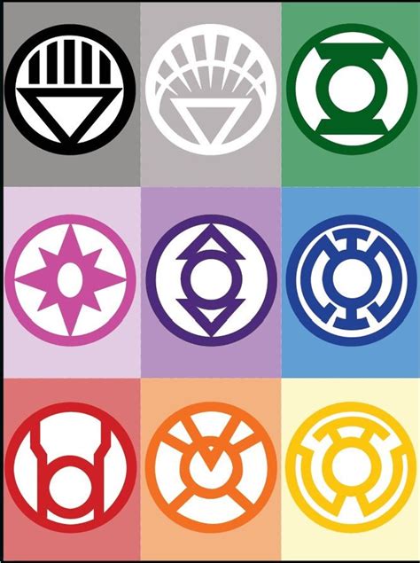 All Lantern Corps Symbols Etsy