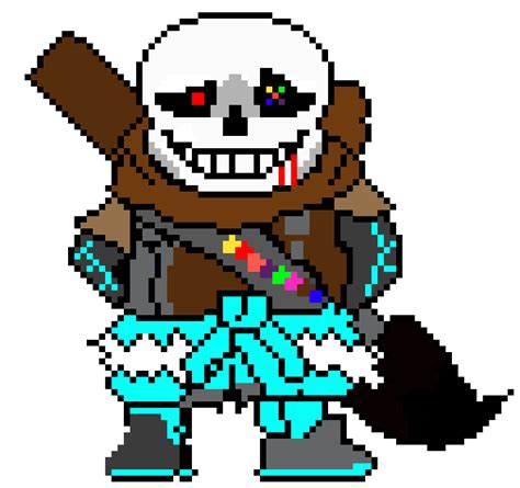 Ink Sans Phase 3 Custom Sprite Pixel Art Maker