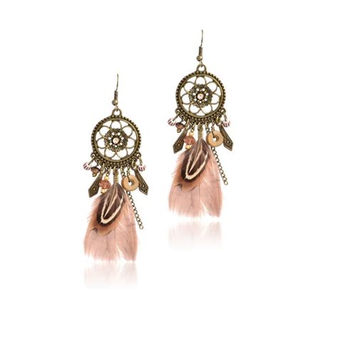 Boucles D Oreille Plume Chabada Bijoux Et Accessoires