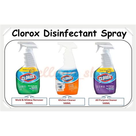 Clorox Disinfectant Spray 500ml Shopee Malaysia