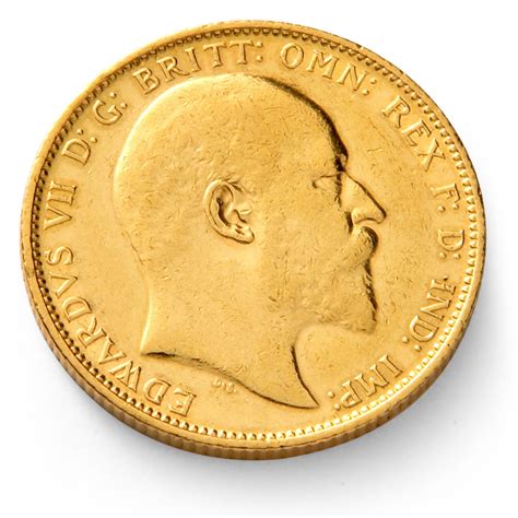 King Edward VII Gold Sovereign Coin Gold Bullion Co