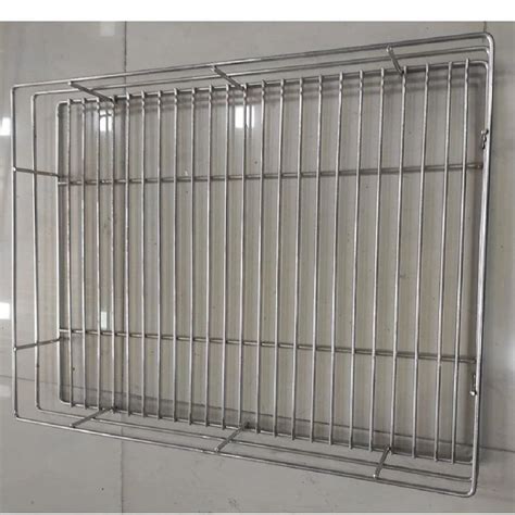 SS202 Rectangular Stainless Steel Kitchen Basket Size 15 X 20 X 6