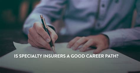 Is Specialty Insurers A Good Career Path 20 Jobs In Specialty