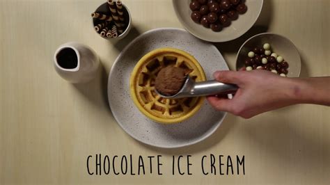 Quick Chocolate Ice Cream Dessert Using The Russell Hobbs Waffle Maker