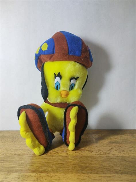 Vintage 2001 Looney Tunes Tweety Pie Bird Soft Toy Plush 12 Cute Collectable Ebay