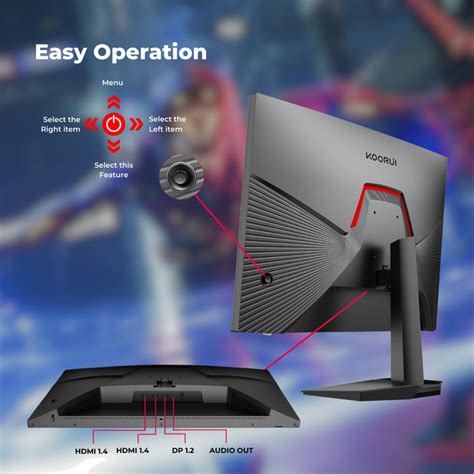 Jual Koorui 24E3 24 Inch Fhd Gaming Monitor 165Hz 1Ms Ips Panel