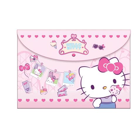 Mapa Plastic Hello Kitty Amusement Park A4 33x24 Cm Roz Emagro