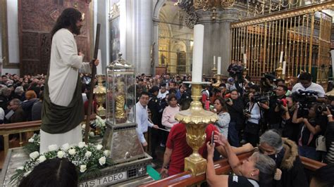 Reliquia De San Judas Tadeo Llega A Puebla MGM Noticias