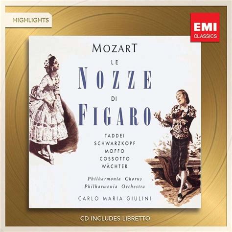 Le Nozze Di Figaro Highlights Taddei Schwarzkopf Moffo Cossotto