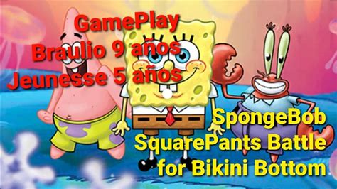 SpongeBob SquarePants Battle For Bikini Bottom Rehydrated GamePlay 1 YouTube