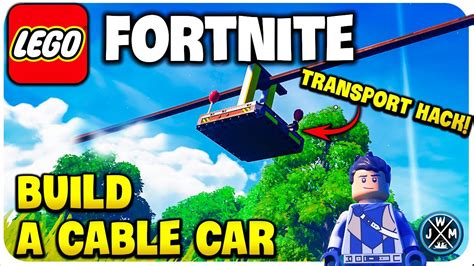 How To Build A Cable Car In Lego Fortnite Easy Build Youtube