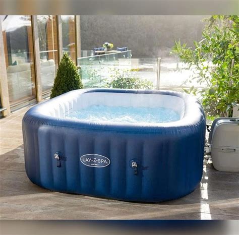 Lay Z Spa Hawaii Hot Tub Airjet Massage System Inflatable Spa With