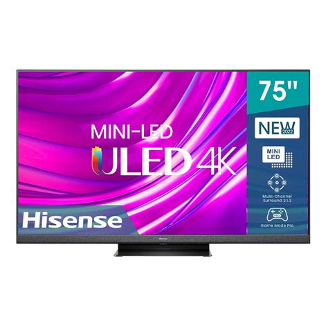 Hisense U H Mini Led Uled K Smart Tv With Quantum Dot Hdr