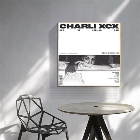 Charli Xcx How Im Feeling Now Music Album Cover Silk Etsy