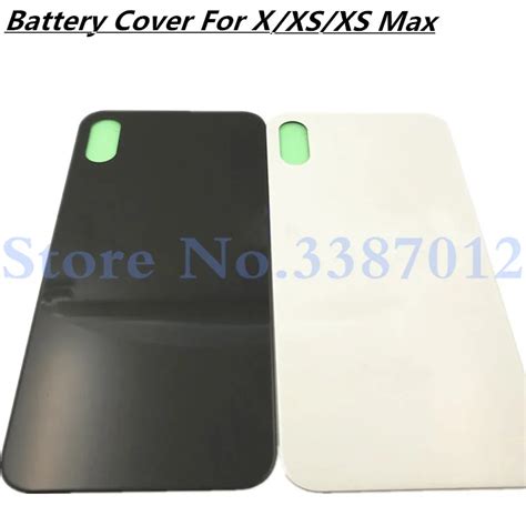 Original For Iphone X Xs Xs Max Back Glass Cover Housing Battery Cover