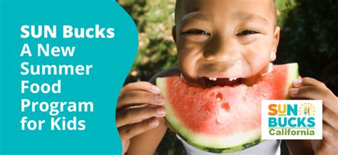 Sun Bucks A New Summer Food Program For Kids