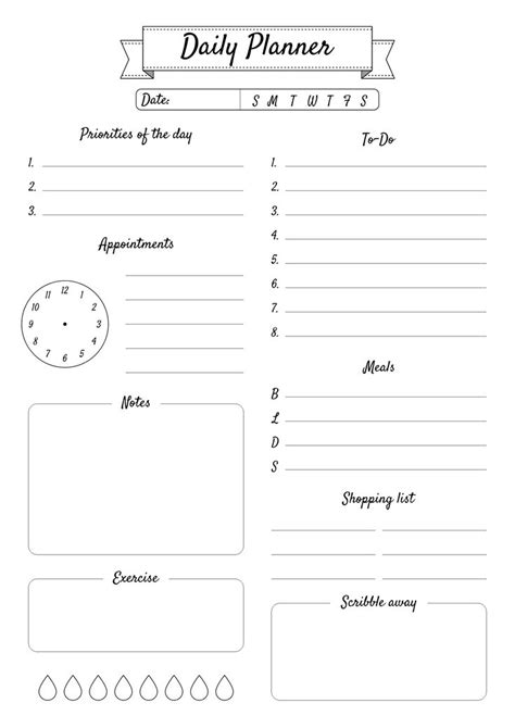 Pin On Daily Planners