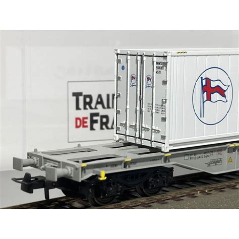 WAGON PORTE CONTENEUR HO PAR B MODELS BL54 184