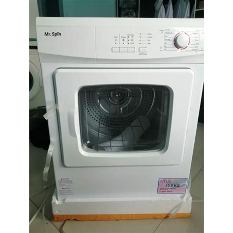 Jual Mesin Pengering Pakaian Gas Mr Spin 10 5 Kg Pintu Depan Shopee